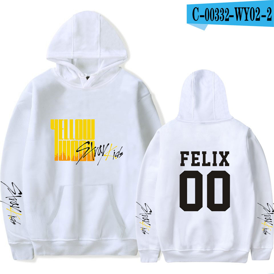 Amazon cross-border new Korean group tour around the men's and women's loose spring and autumn hooded sweater one piece on behalf of - Image 17
