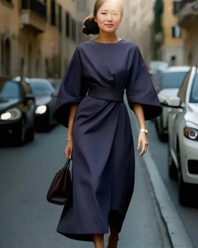 2025 Amazon Cross-Border Independent Station Floral Ocean Timeless Elegant Dress E439 Women's Dress - Image 32