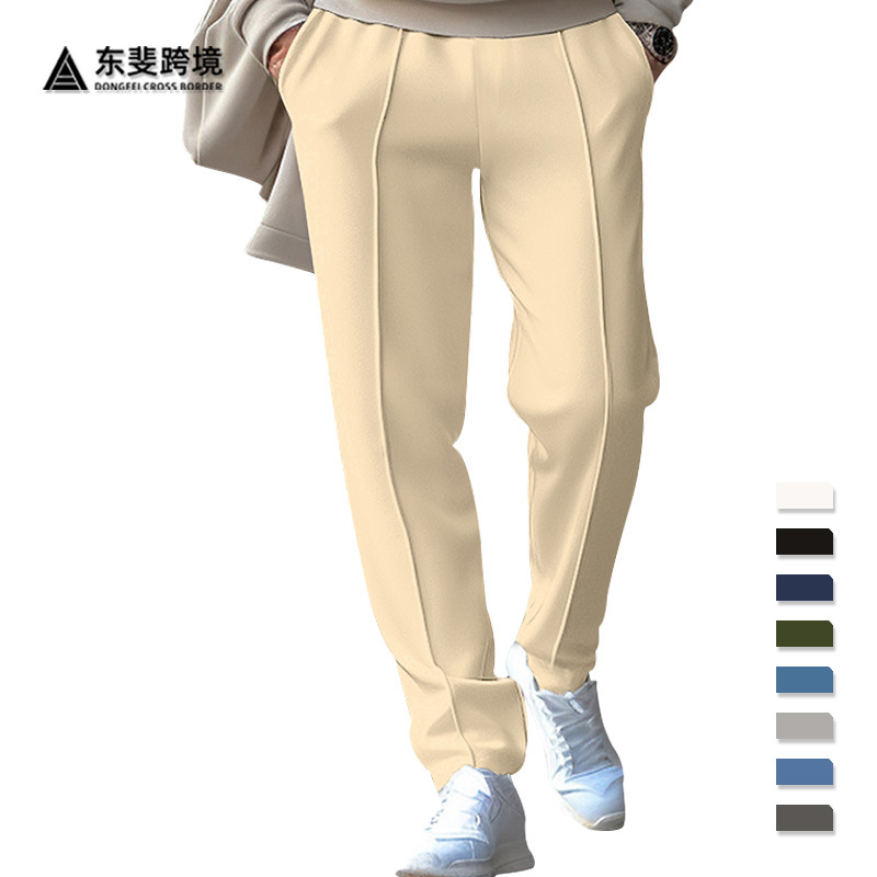 2025 new cross-border trousers men's spring and summer loose straight sports casual trousers American oversize trousers - Image 2