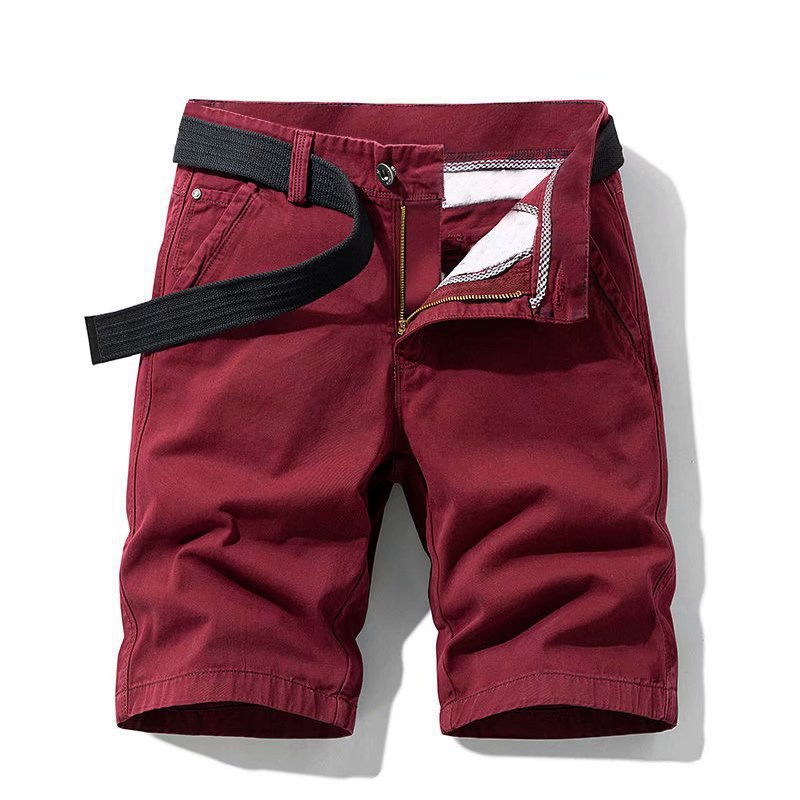 Wholesale summer trend men's five-point pants men's workwear casual shorts color washed beach pants 5 - Image 5