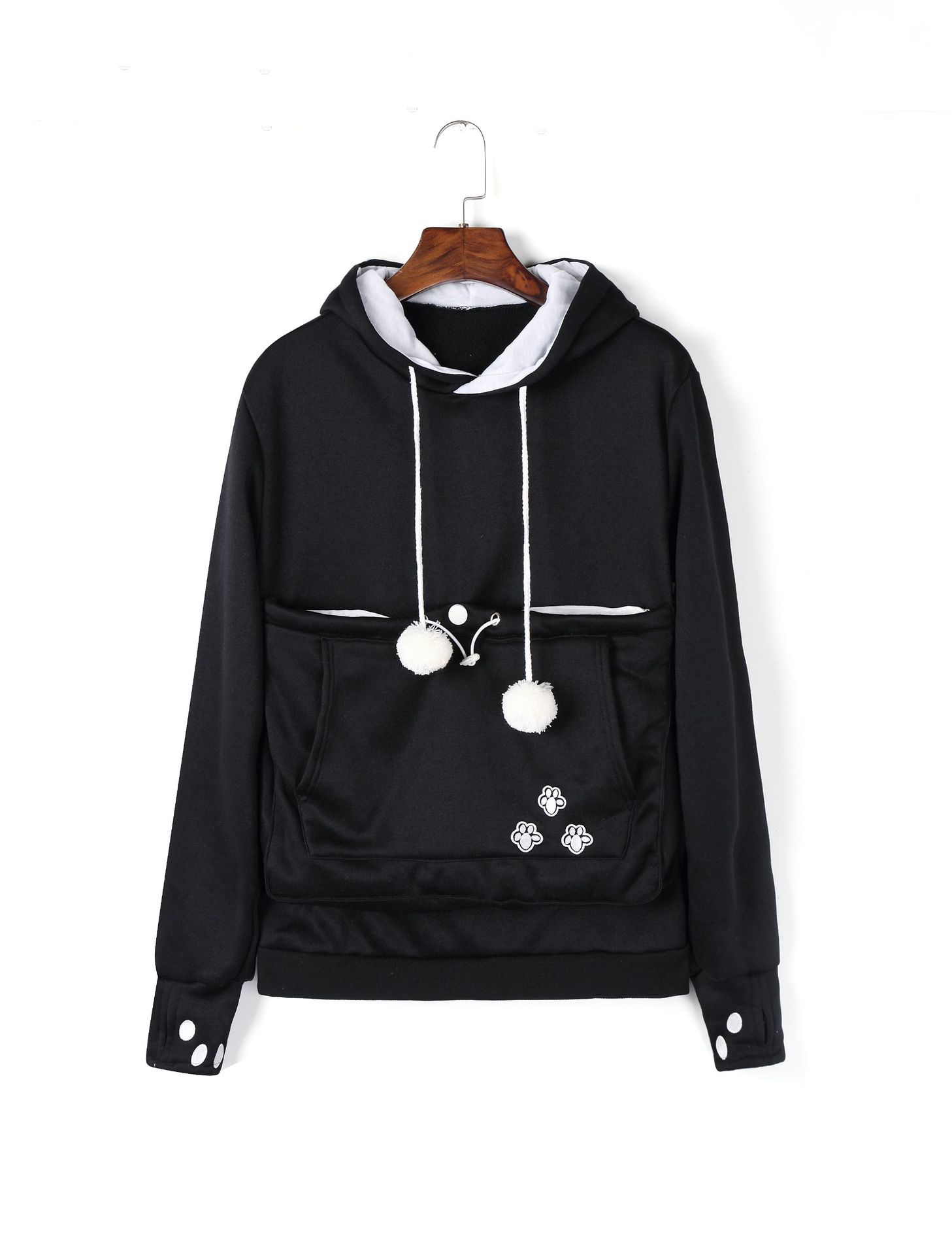 Cross-border popular hooded sweatshirts for women, loose European and American style, plus velvet pullover sweatshirts for women, autumn and winter large size jackets for women, autumn and winter - Image 17