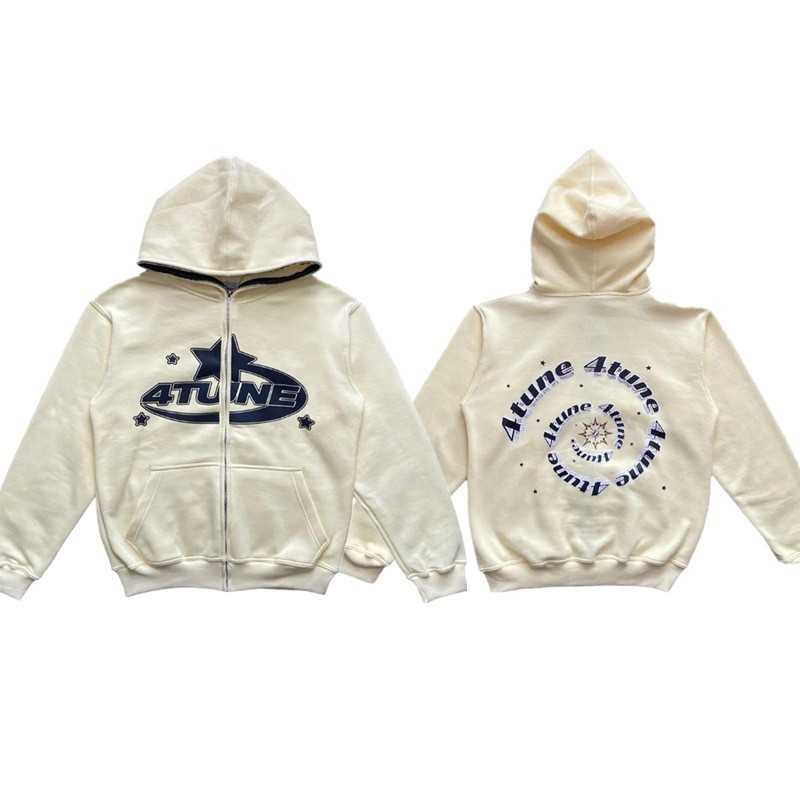 2023 cross-border new product tune trendy men's full face zipper sweatshirt American retro Y2K sweatshirt men's casual jacket - Image 11