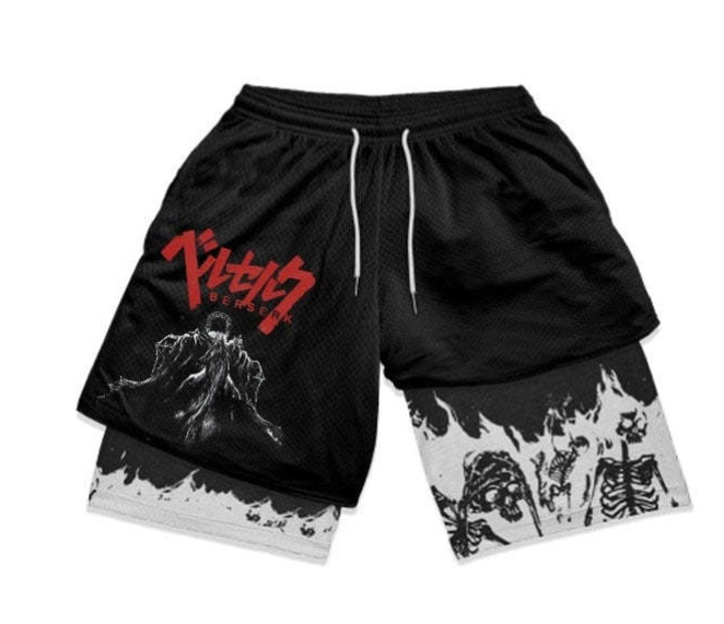 Dragon Ball series shorts 3D digital printing adult double-layer beach shorts Amazon cross-border e-commerce hot-selling factory - Image 14