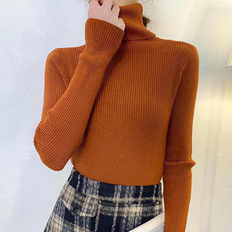 Dalang sweater factory direct sale large size turtleneck sweater women's new autumn and winter pullover long-sleeved bottoming shirt women's knitted sweater - Image 6