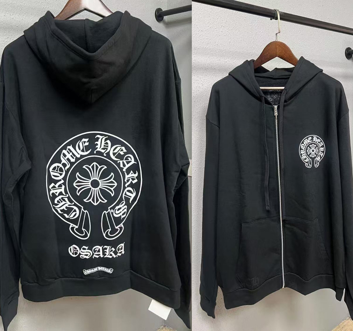 2026 New Cross-Border CH Hoodie Cross Horseshoe Couple Zipper Hooded Sweatshirt Jacket Trendy Brand 30/1 - Image 23