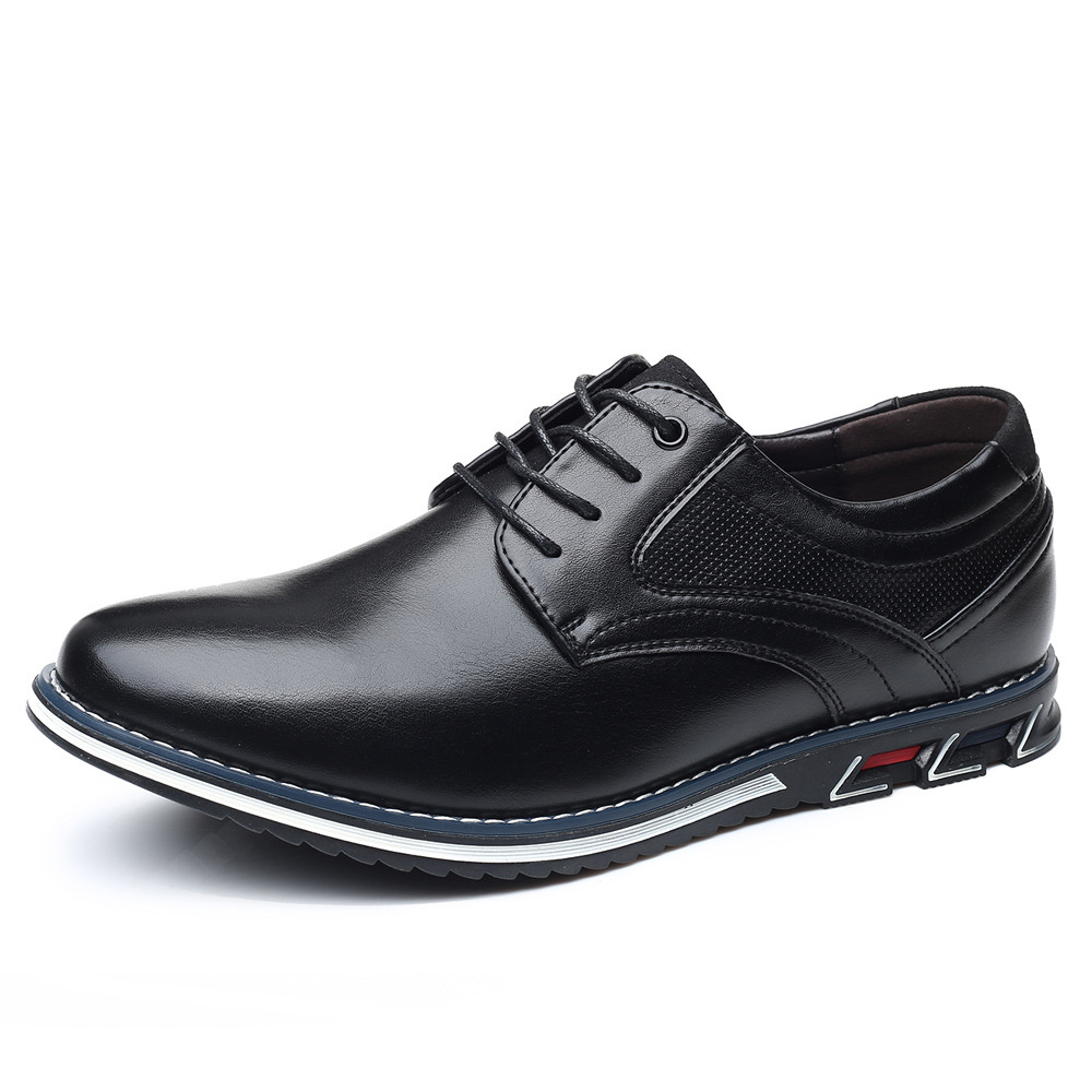 Autumn men's shoes 2023 new trendy business formal shoes British style men's casual leather shoes large size shoes 48 - Image 7