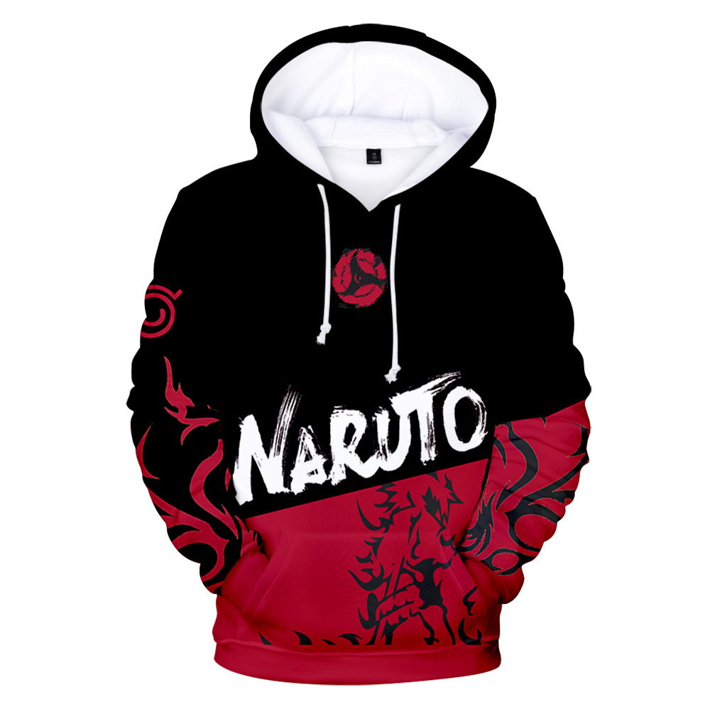 3D digital Naruto character double-layered hooded sweatshirt for men - Image 16