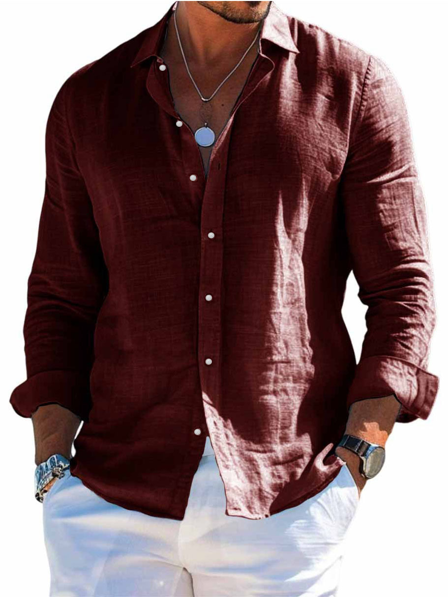 Hawaiian 3D Print Shirt, Amazon Independent Store Bestseller, Lapel Beach Long-Sleeve Shirt - Image 17