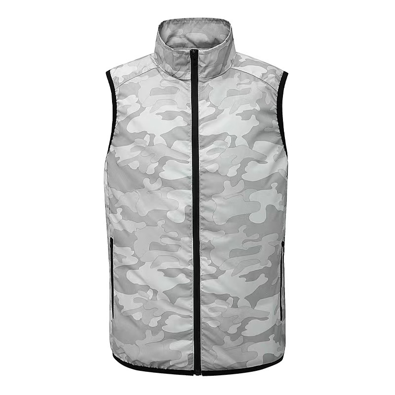 Fan suits for summer, multiple air conditioning suits, high-tech large fans for cooling, camouflage construction site fishing vests for men, cross-border supply - Image 4