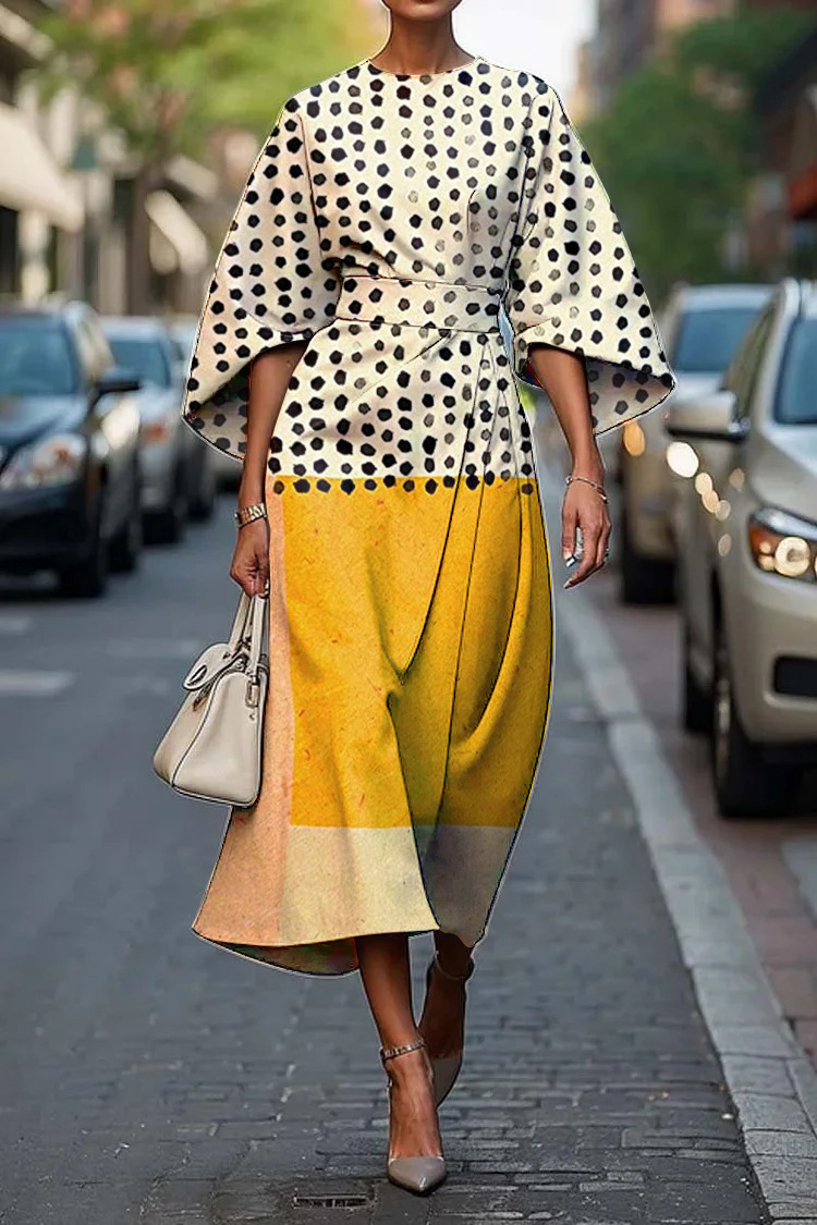 2025 Amazon Cross-Border Independent Station Floral Ocean Timeless Elegant Dress E439 Women's Dress - Image 31