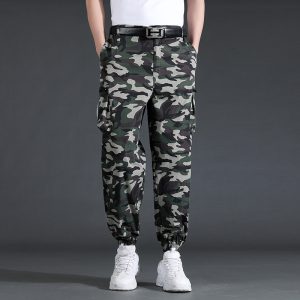 Cross-border summer fan pants, air-conditioning work pants, fishing cooling and heat-proof pants, wear-resistant outdoor work pants, factory direct sales.