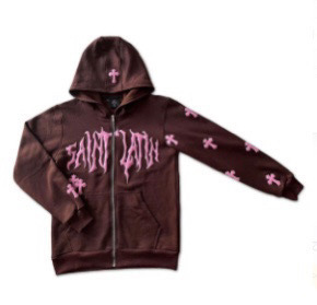 Street hip-hop star girl print black zipper hoodie female 2022y2k Harajuku jacket sweater couple - Image 7