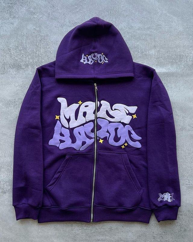 2023 European and American street trend Y2K gothic punk hip-hop fashion zipper hoodie - Image 10