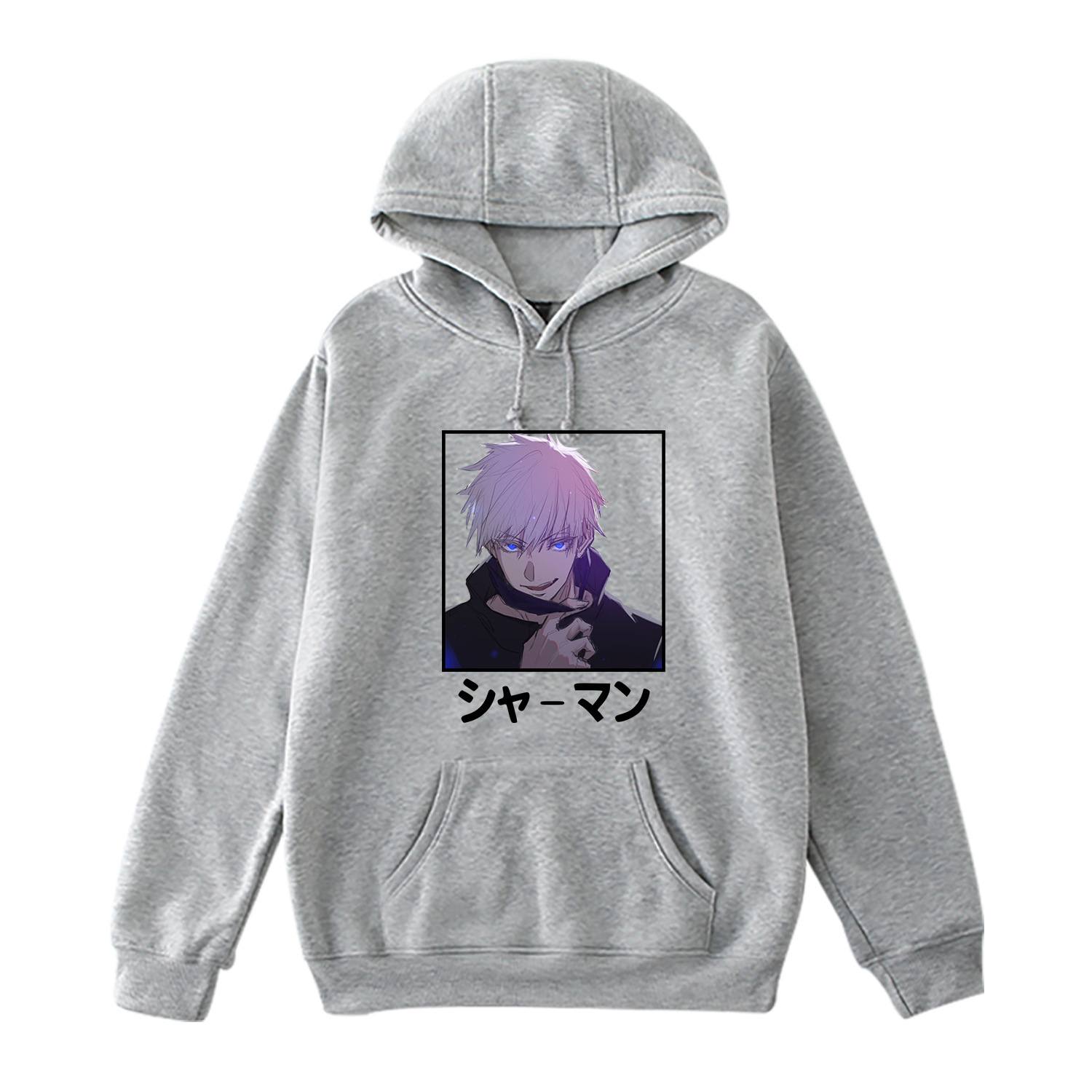 Manufacturers spot anime around long-sleeved couples casual pullover sweater women's hooded hooded sweater - Image 14