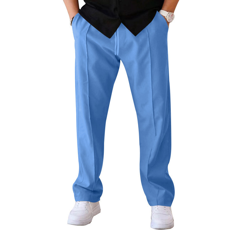 2025 new cross-border trousers men's spring and summer loose straight sports casual trousers American oversize trousers - Image 9