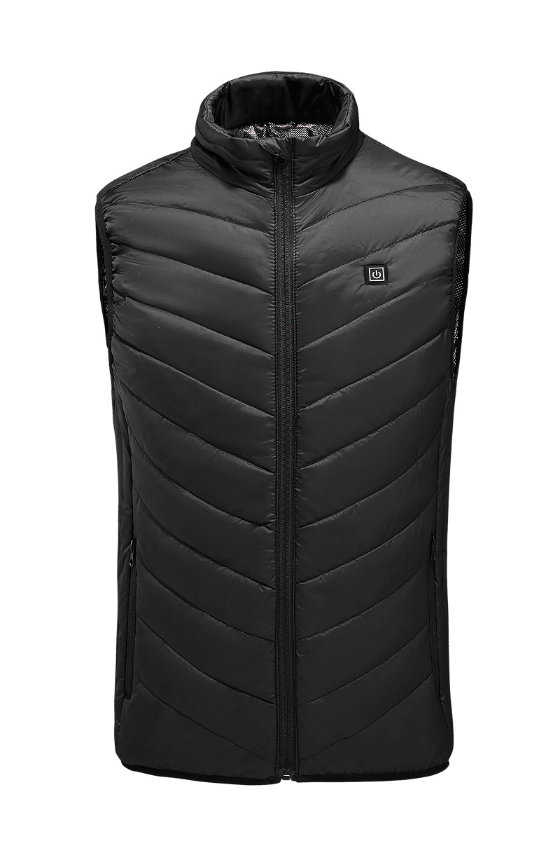 Cross-border M01--2 districts, 4 districts, 9 districts, 15 districts, heating vest, men's heating clothing, whole body constant temperature heating vest - Image 16