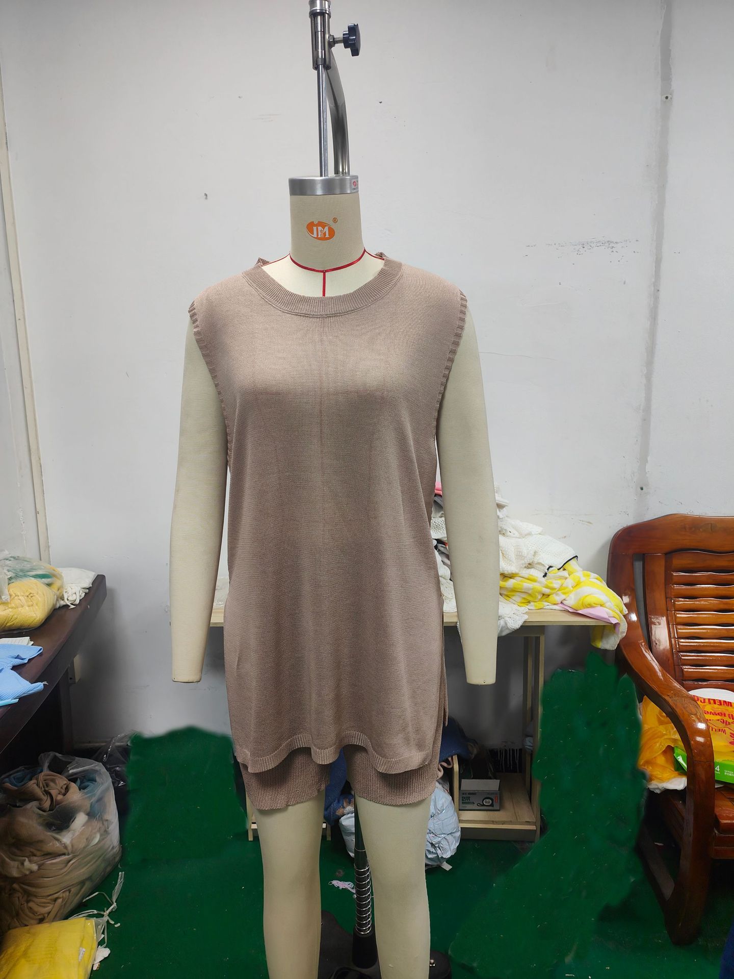 Popular Knitwear Set - Cross-border Summer Women's Clothing - European and American Style Knitwear, Loose Sleeveless Casual Sweater Two-Piece Set - Image 7
