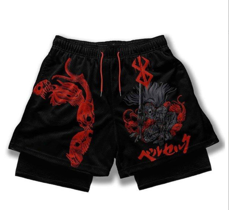 Dragon Ball series shorts 3D digital printing adult double-layer beach shorts Amazon cross-border e-commerce hot-selling factory - Image 30