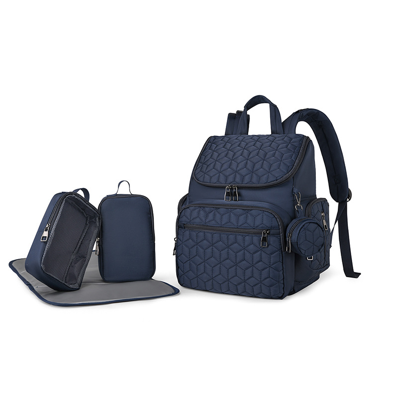 New cross-border European and American five-piece mother and baby bag, fashionable and high-quality mother bag for commuting - Image 8