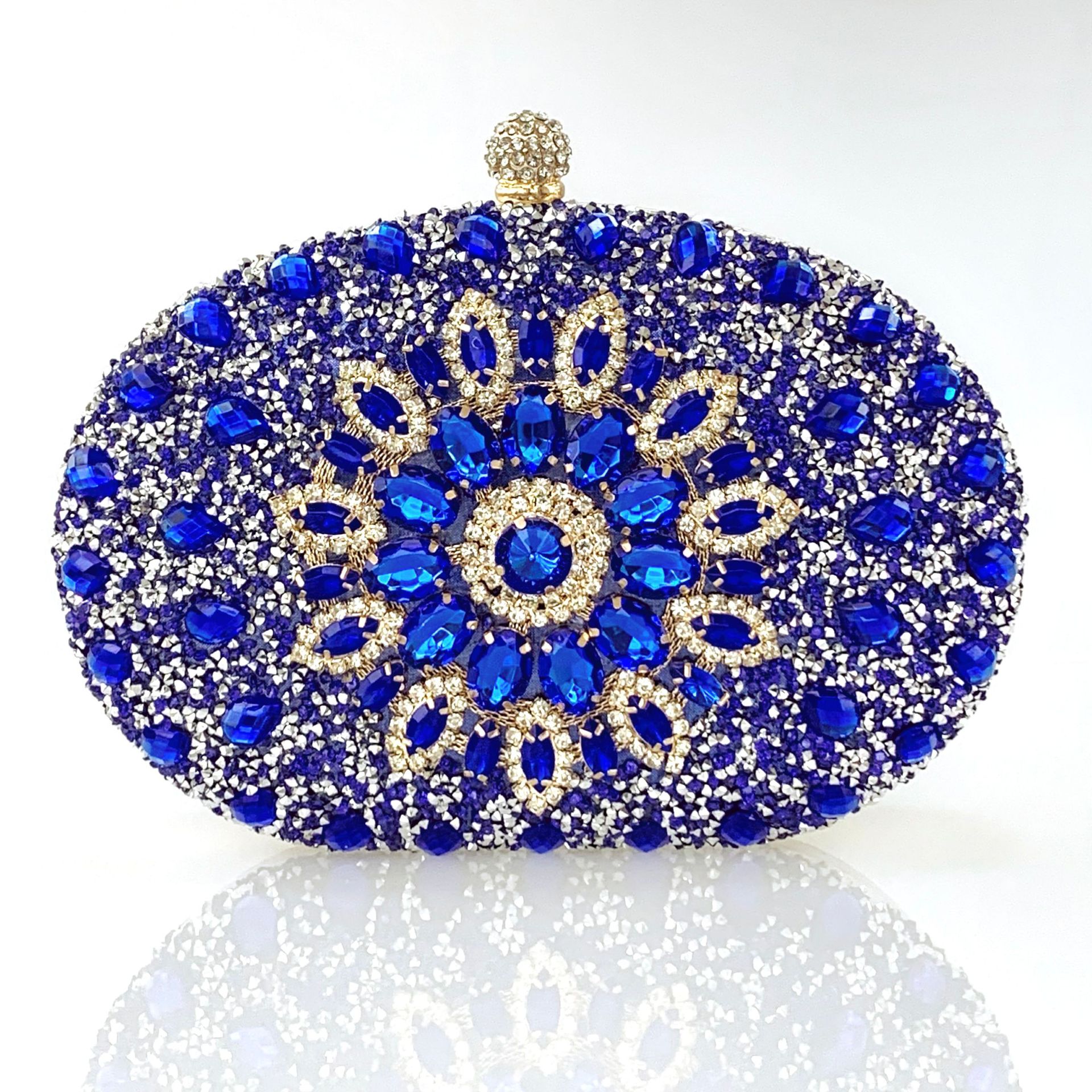 New Sunflower Diamond Buckle Fashion Dinner Bag Party Evening Versatile Hand Messenger Shoulder Bag Wedding Bag Female Bag - Image 6