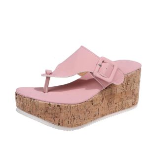 Women's PU Thong Sandals