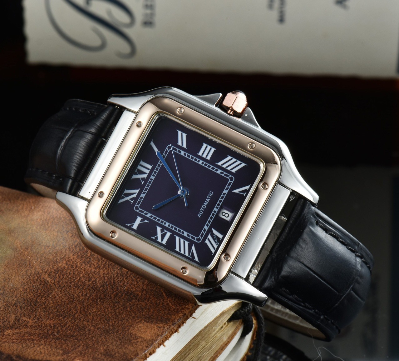 Foreign trade wish AliExpress Amazon Hot sale business men's belt watch factory direct sales one piece can be shipped - Image 7