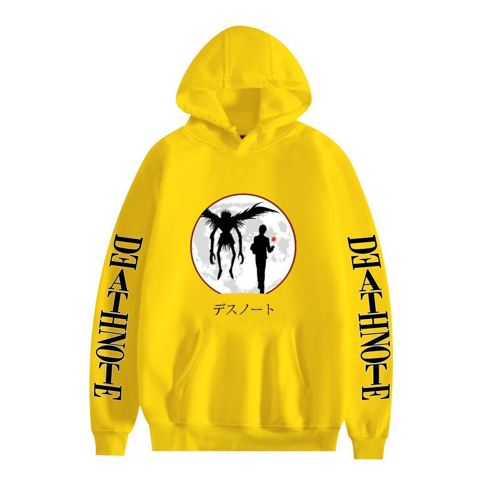 Death Note Hoodie Sweatshirt Pocket Velvet Loose Sweatshirt Winter fo man and women - Image 6