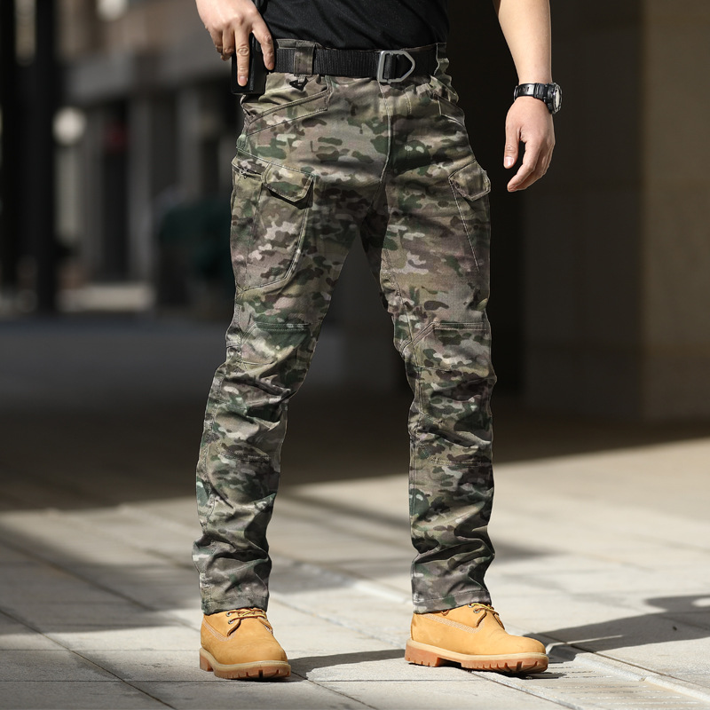 IX7 Tactical Pants Special Forces Training Pants Spring and Autumn Outdoor Elastic Work Pants Loose Soft Shell Charge Pants Waterproof IX9 - Image 8