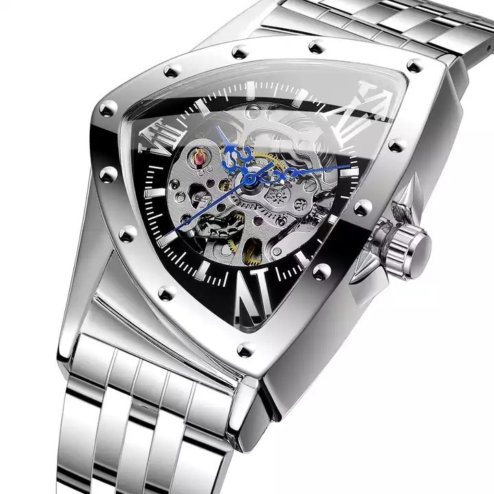 New TOMARCH European and American style men's fashionable and casual hollow triangle automatic mechanical watch wholesale - Image 5