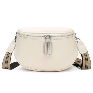 Genuine leather women's bag first layer cowhide saddle bag women's bag 2022 new fashion fashion casual chest bag single shoulder crossbody bag