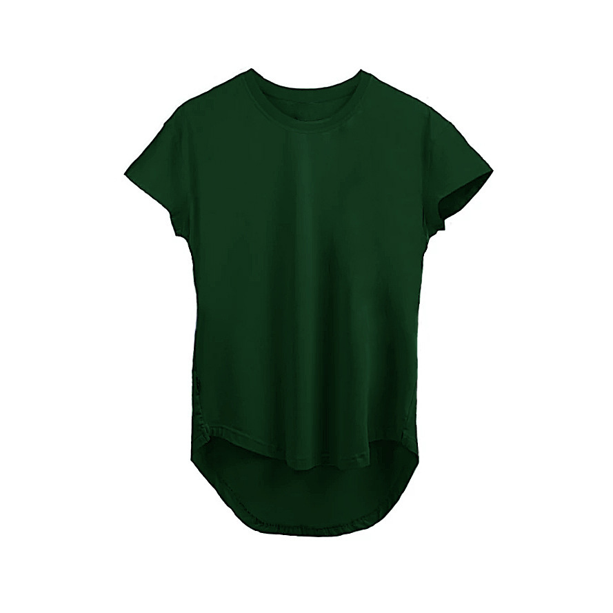 2021 Muscle Brothers new moisture wicking light board cross-border T-shirt short-sleeved pure cotton stretch sports and leisure top - Image 4