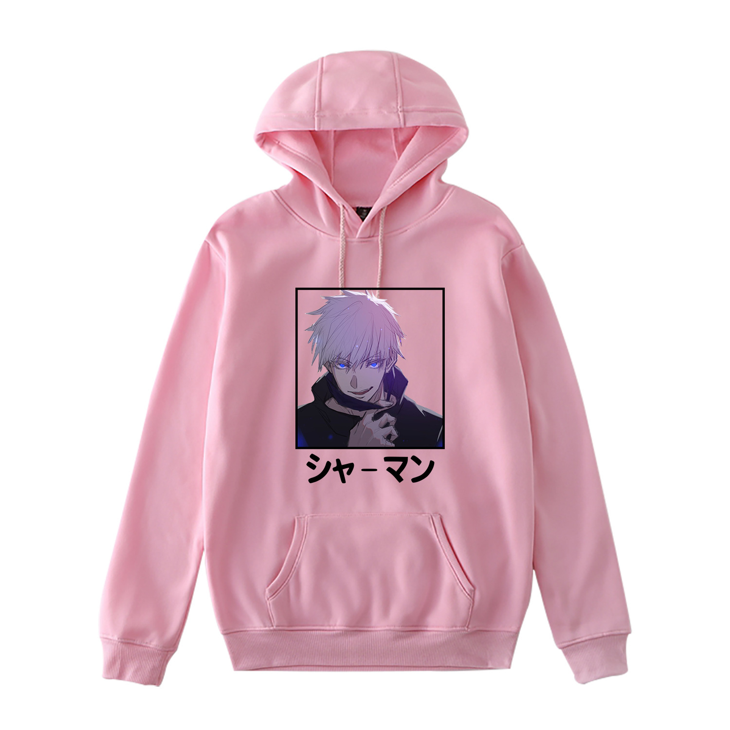 Manufacturers spot anime around long-sleeved couples casual pullover sweater women's hooded hooded sweater - Image 23