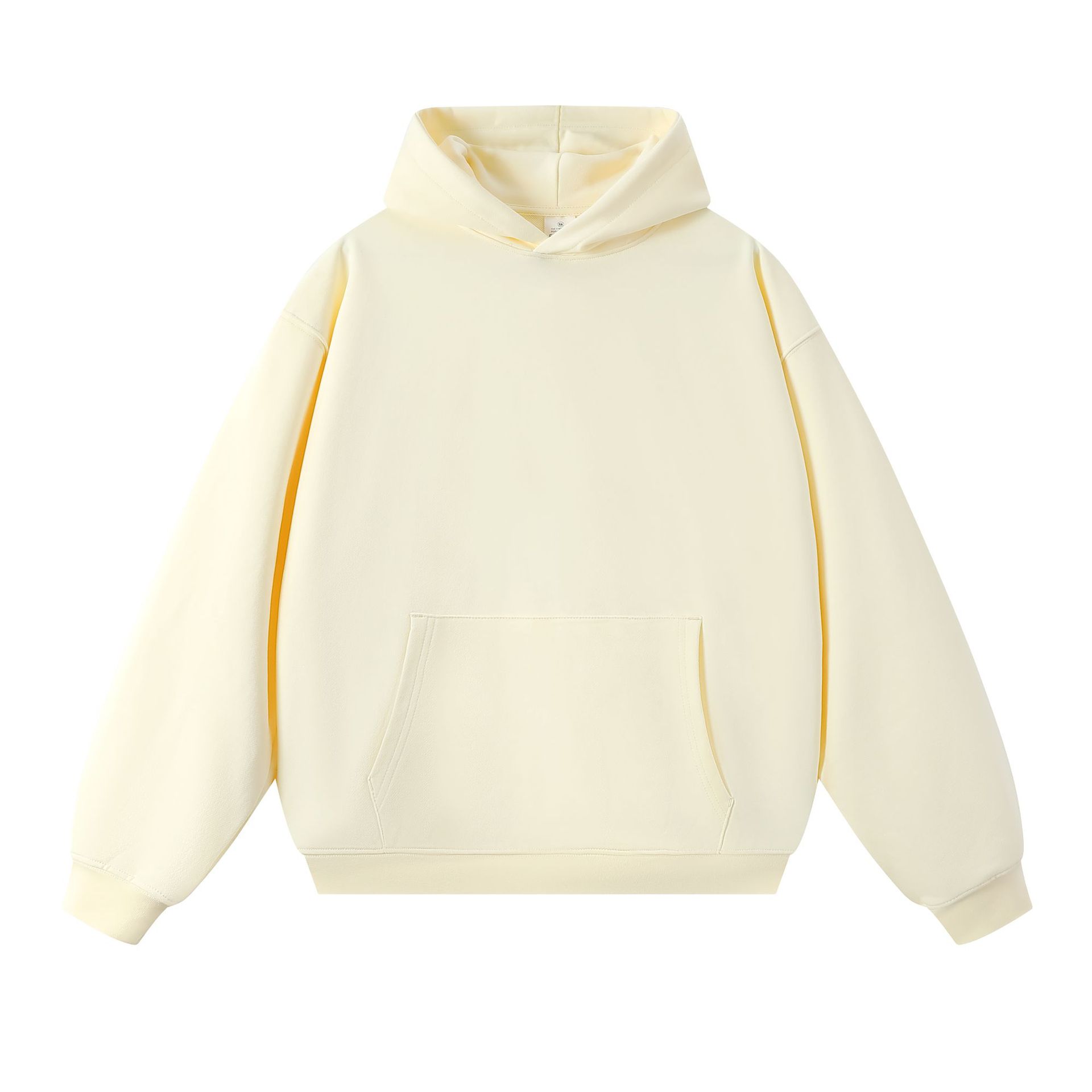 Sweatshirt 380g Terry Spring and Autumn American Thin Drop Shoulder Loose Style Solid Color Hoodie Men's Trendy All-match - Image 14