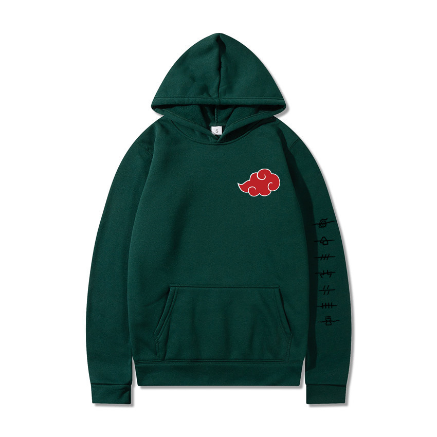 2021 European and American tide autumn and winter Japanese anime Naruto hooded sweater suit men and women couples - Image 3