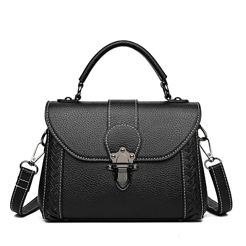 Women's bags 2023 new retro simple shoulder bag soft leather texture large capacity fashion handbag messenger bag for women - Image 6