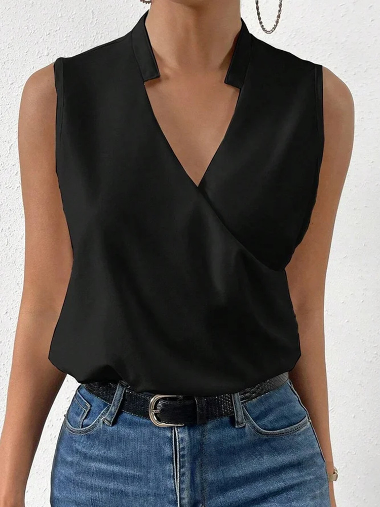 2025 Summer New Women's Printed V-Neck Top/Shirt with European and American French Design for Foreign Trade and Cross-Border Trade - Image 9