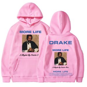 Hooded Printed Pullover Sweatshirt