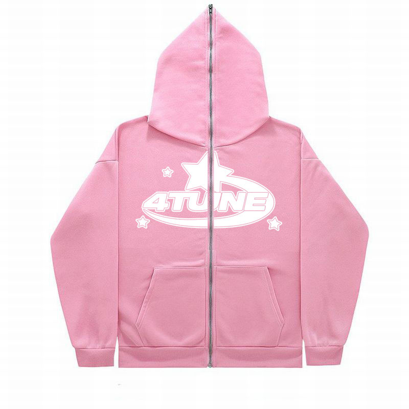 2023 cross-border new product tune trendy men's full face zipper sweatshirt American retro Y2K sweatshirt men's casual jacket - Image 12