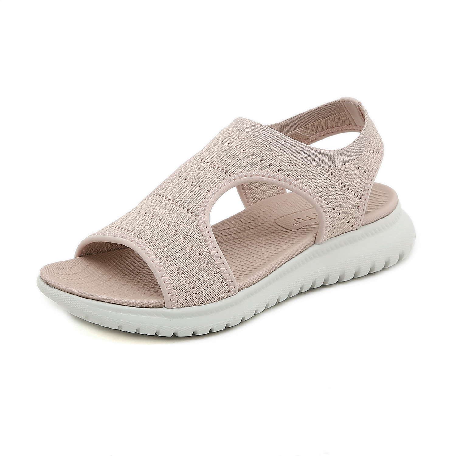 H1109-A5 Amazon 2024 summer new sandals for women simple light sports style wedge heel comfortable large size - Image 5