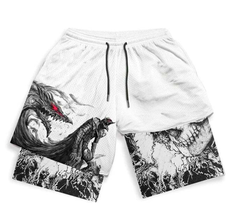 Dragon Ball series shorts 3D digital printing adult double-layer beach shorts Amazon cross-border e-commerce hot-selling factory - Image 35