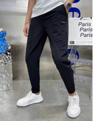 Dennis Trousers Company Early Autumn Six Pockets High Elastic Skinny Casual Pants All-match Casual Straight Pants Men - Image 7