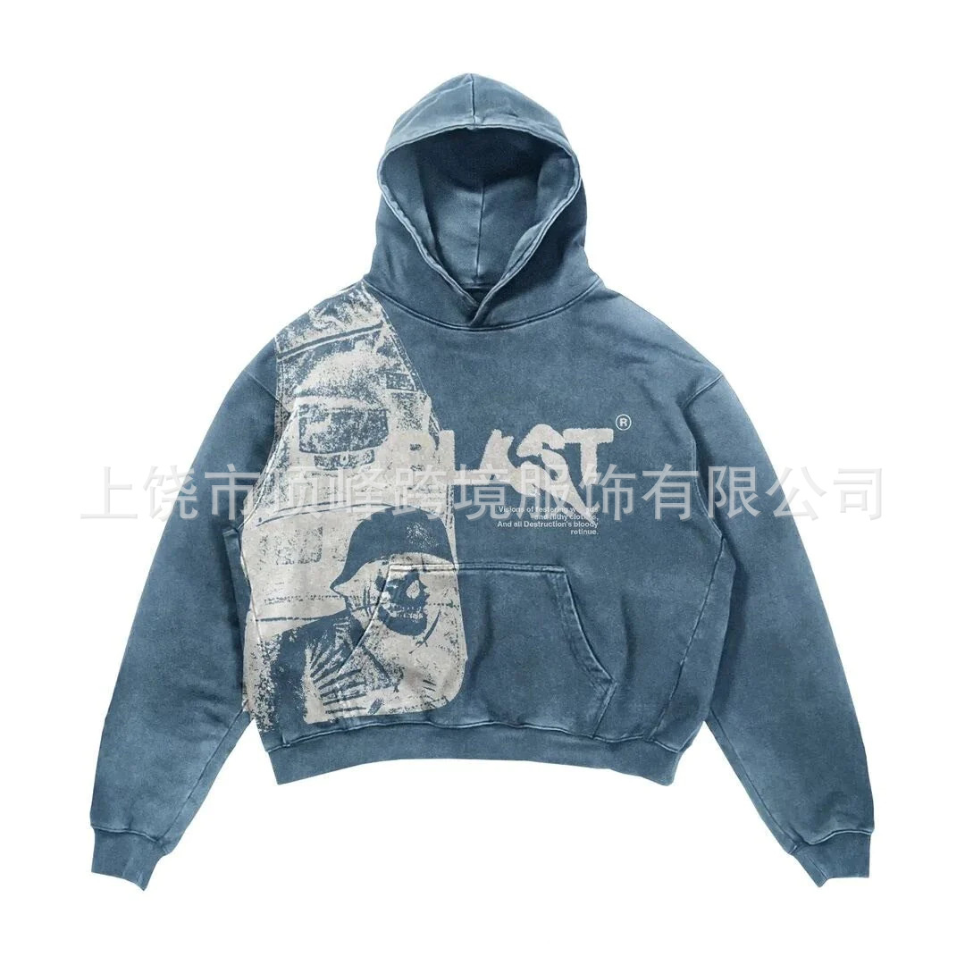 European and American foreign trade cross-border 2023 autumn and winter new European and American cross-border animal landscape print raglan long sleeves - Image 20