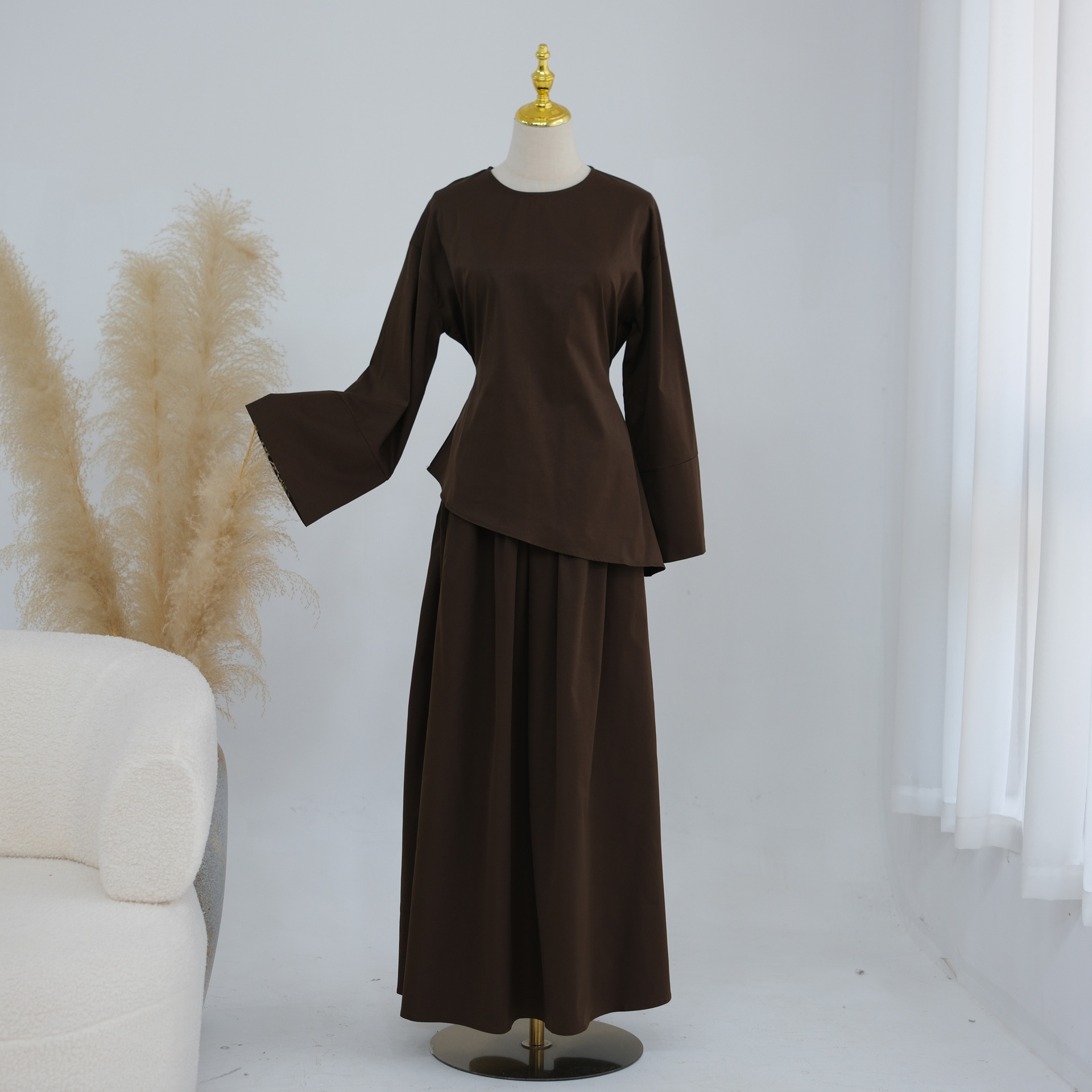 Loriya Plus Size Dress, Chinese Style Commuter Women's Clothing LR1313 - Image 7