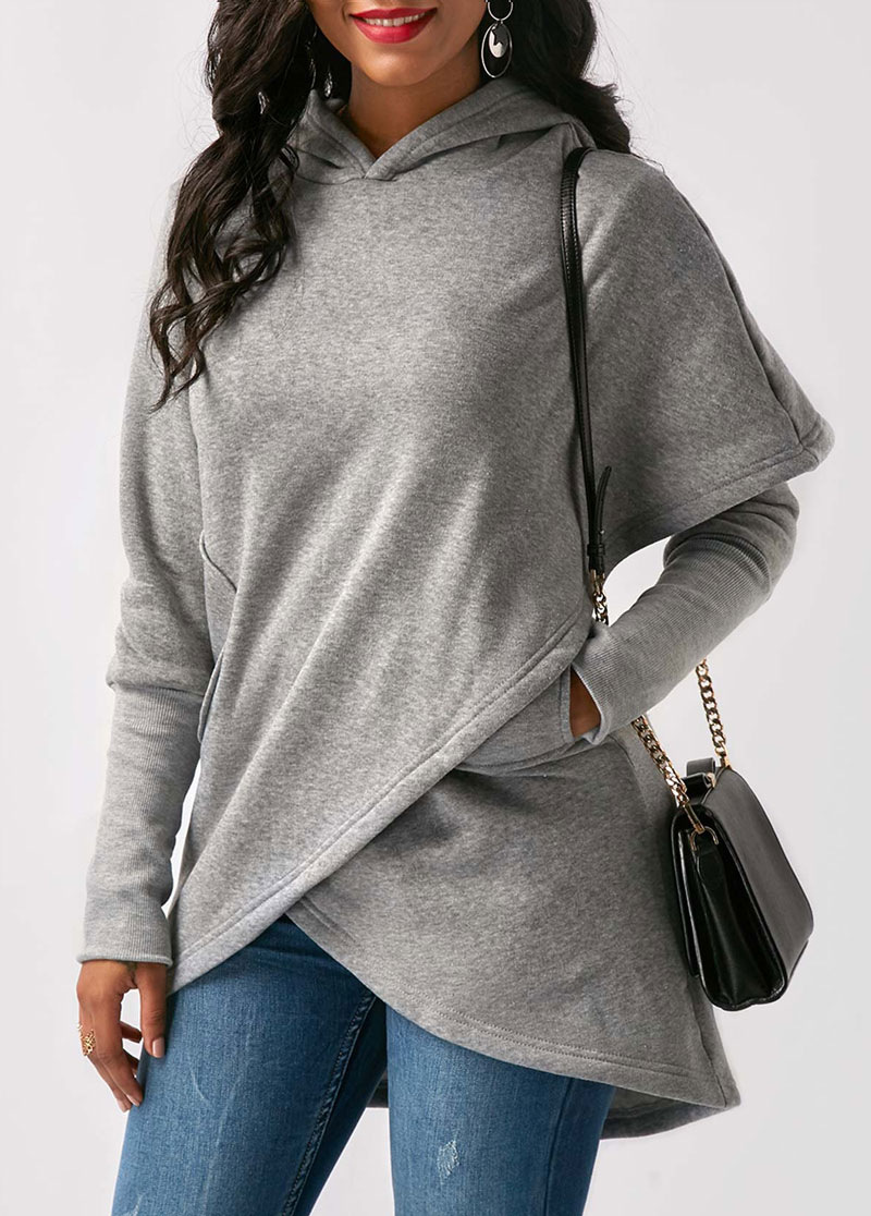 Across Amazon AliExpress Women's New European and American Popular Long Sleeve Sweater Women's Top Hoodie - Image 5