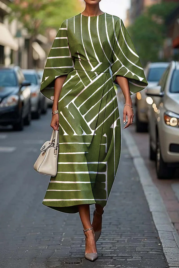 2025 Amazon Cross-Border Independent Station Floral Ocean Timeless Elegant Dress E439 Women's Dress - Image 37