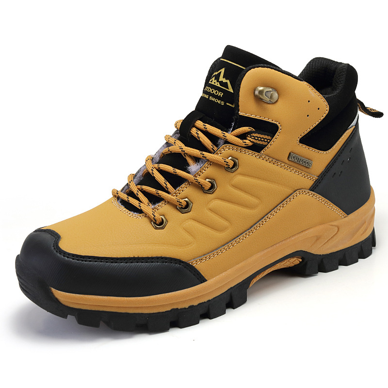 2024 Cross-border Amazon Foreign Trade AliExpress Winter Independent Station Pinduoduo Outdoor Hiking Shoes High Top Single Shoes Men's - Image 7