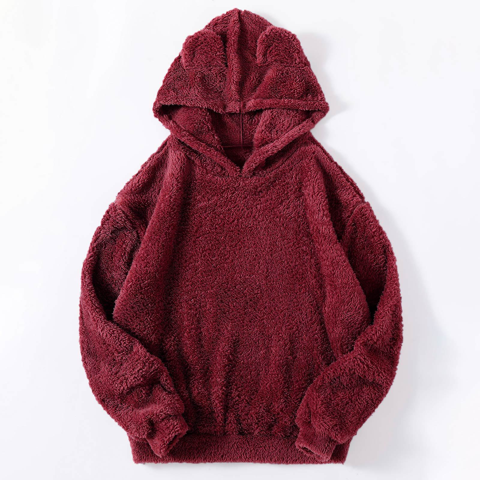 Amazon EBAY 2025 European and American cross-border autumn and winter new style plush rabbit ear hooded sweater sweater sweatshirt - Image 16