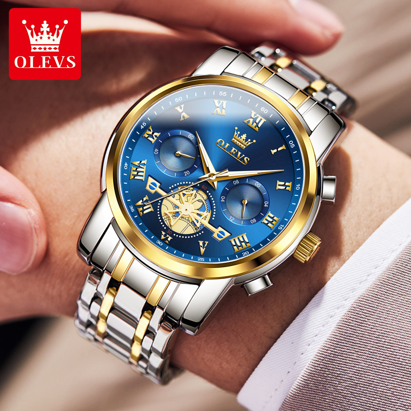 Oris brand watch cross-border hot sale multi-functional waterproof quartz watch luminous non-mechanical watch men's watch male - Image 8