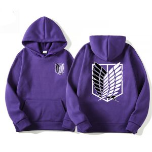 2023 Attack on Titan printed hoodie sweatshirt