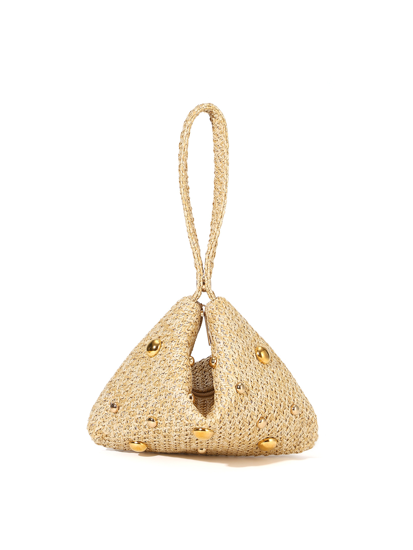 Cross-border European and American simple solid color satin satin magnetic evening bag versatile triangle women's clutch handbag - Image 9